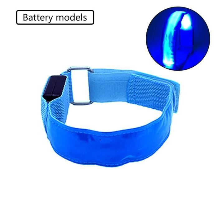 Brassards LED Réfléchissants Rechargeables USB - 2 Pièces, 5 Couleurs, 3 Modes | Haute Visibilité Pour Running, Vélo, Randonnée Nocturne - 10