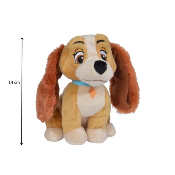 Peluche Lady De Disney Le Chien De La Belle Et Le Clochard 14 Cm 2665 Cdiscount Jeux Jouets