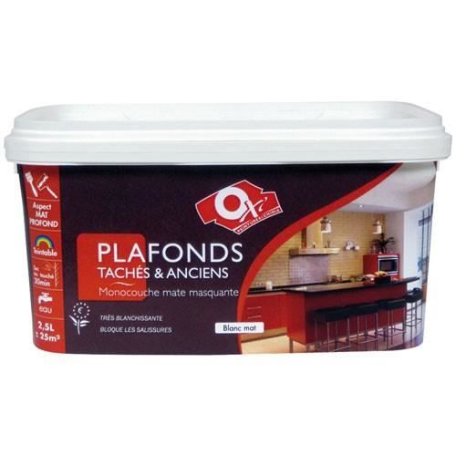 Peinture plafond abîmés et tachés 2.5 L blanc Cdiscount Bricolage
