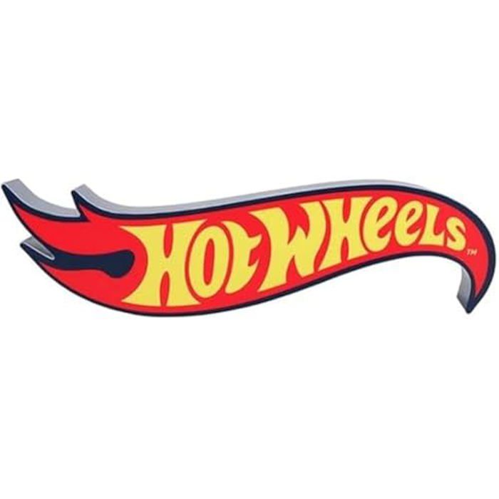 Lampe - Hot Wheels - Veilleuse - Design flamme - Décoration murale - Autonome ou murale Lampe - Hot Wheels - Veilleuse - Design flamme - Décoration murale - Autonome ou murale
