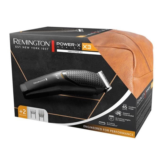 Coffret Tondeuse cheveux Remington Power X Series HC3000GP X3