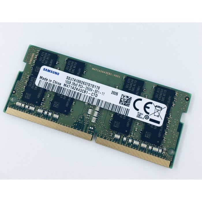 samsung barrette de ram 16 go ddr4 - Mémoire RAM - Achat & prix