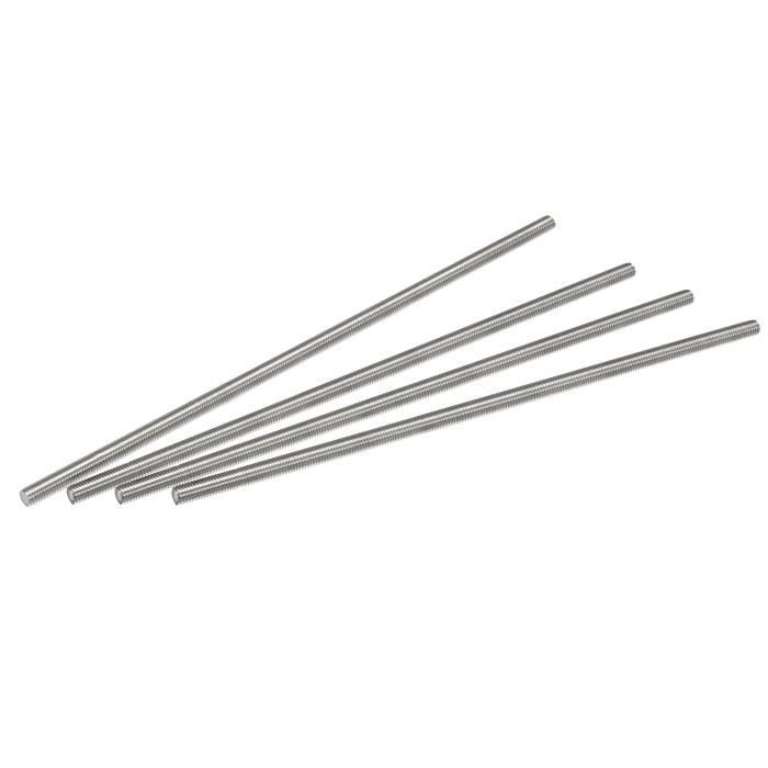 5 Tiges Filetées M5x150mm Acier Inox 304 - Uxcell - Neuf Emballé - Pour Bricolage