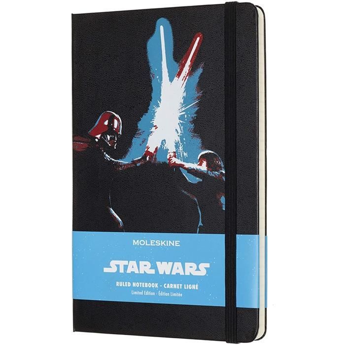Cahier Moleskine Star Wars Edition Limitée, Carnet de Notes Ligné avec