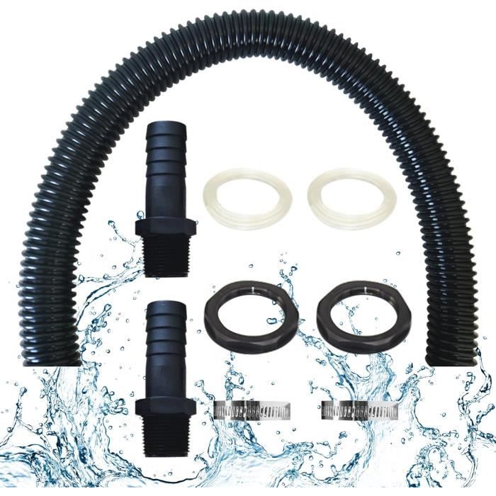 Air Eau Huile Carburant Lot De 2 Raccords En Y Laiton 8mm + 6 Colliers - Raccord 3 Voies Pour Tuyaux Air/Eau/Huile Collier Serrage