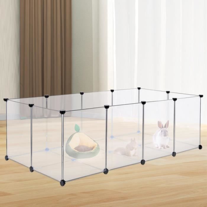 Enclos pour petit Animaux - XJING - 145*74*47cm - Intérieur - Plastique