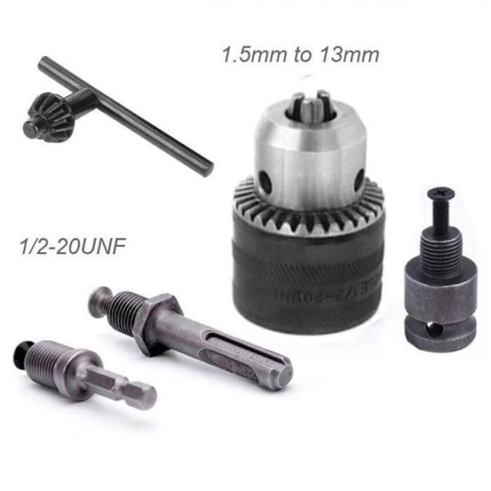 Foret Mandrin 1pc 0-13mm 1/2 Acier Autotaraudeuse Sans