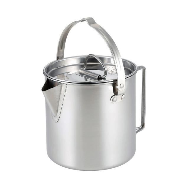 Acheter Bouilloire à thé en titane légère de 600ml/1000ml, bouilloire à thé de Camping, cafetière pour la cuisine de la maison