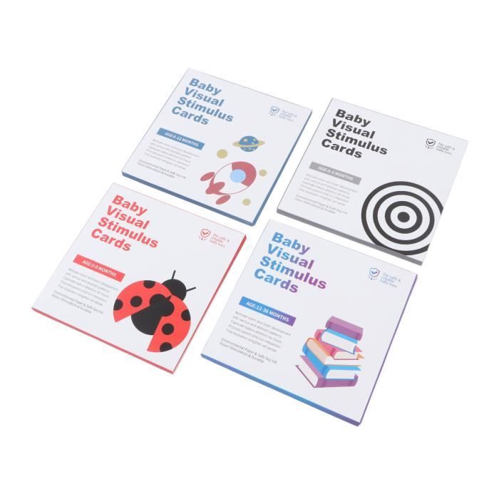 beiens Carte Flash pour bébé à Contraste élevé, Cartes d'activités d'apprentissage de beiens Carte Flash pour bébé à Contraste élevé, Cartes d'activités d'apprentissage de