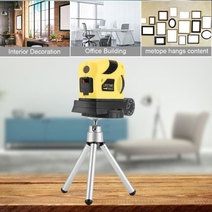 Niveau Laser Avec Support Trepied 4 En 1 Rose Vie Achat Vente
