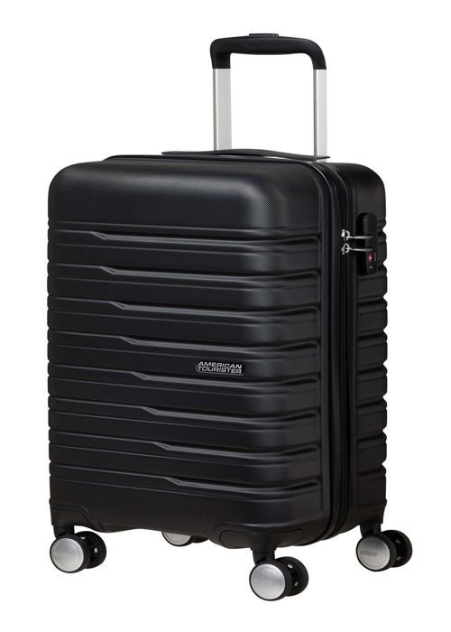 American Tourister Valise noir pour femme et homme Flashline Spinner 55  20 Length 35 cm XS Shadow Black 297809