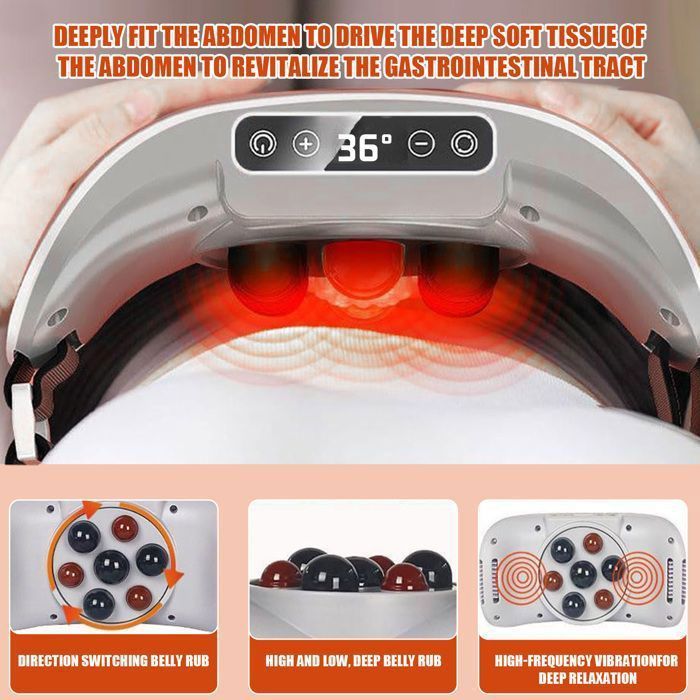 Appareil De Massage Électrique Abdominal Anti-Cellulite - Rechargeable USB - Portable - Neuf