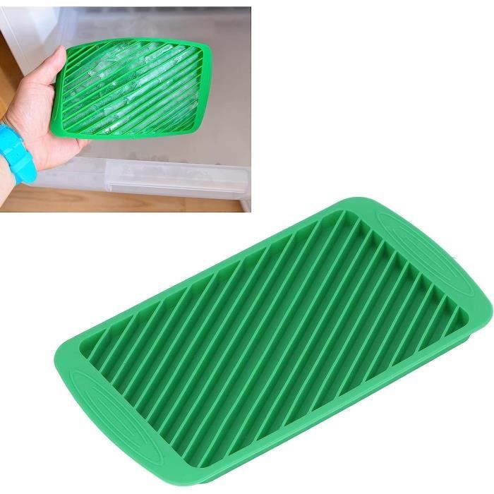 Bac congélation silicone à compartiments - Vert
