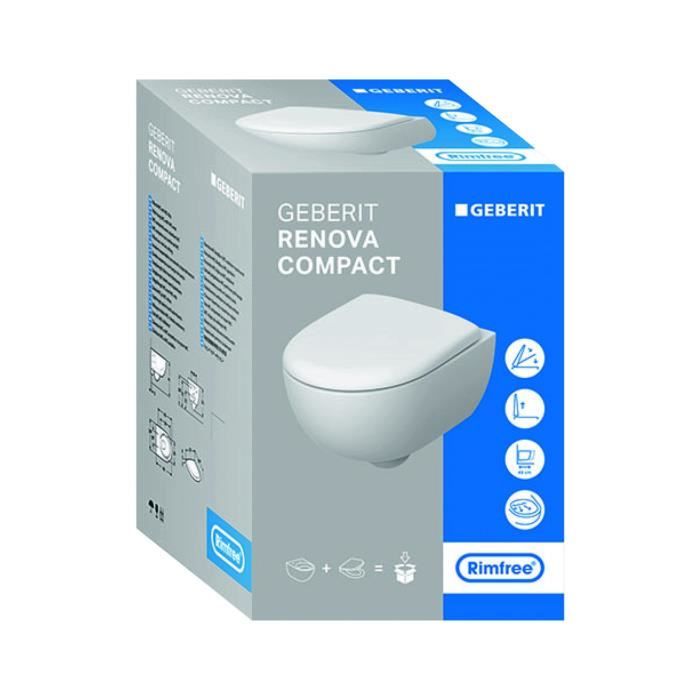 Pack wc hotsell suspendu rimfree