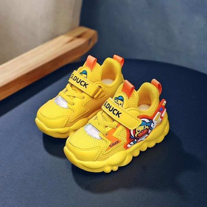 Basket deals jaune enfant