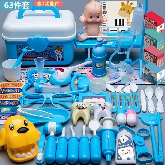 Jouets Tombotoys Jeu de Rôle Jouets Médicaux Valise Enfant Bébé Jouer Médecins Enfants Éducatif Ensemble de Jeu en Plastique Grand Ensemble de Jouets