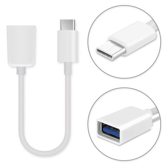 Lot De 4 Aluminium Otg Connecteur Usb Type C Male Vers Micro Usb Femelle Pour Samsung Galaxy S9 S8 Macbook Pro 2016 2017 Et Autres Skyee Adaptateur Usb C Vers Micro Usb Avec Porte Cles