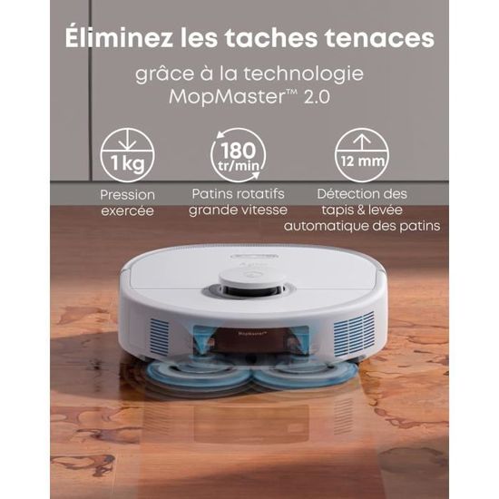 Aspirateur Robot Eufy X10 Pro Omni Avec Station De Vidage Et Vadrouille - Neuf