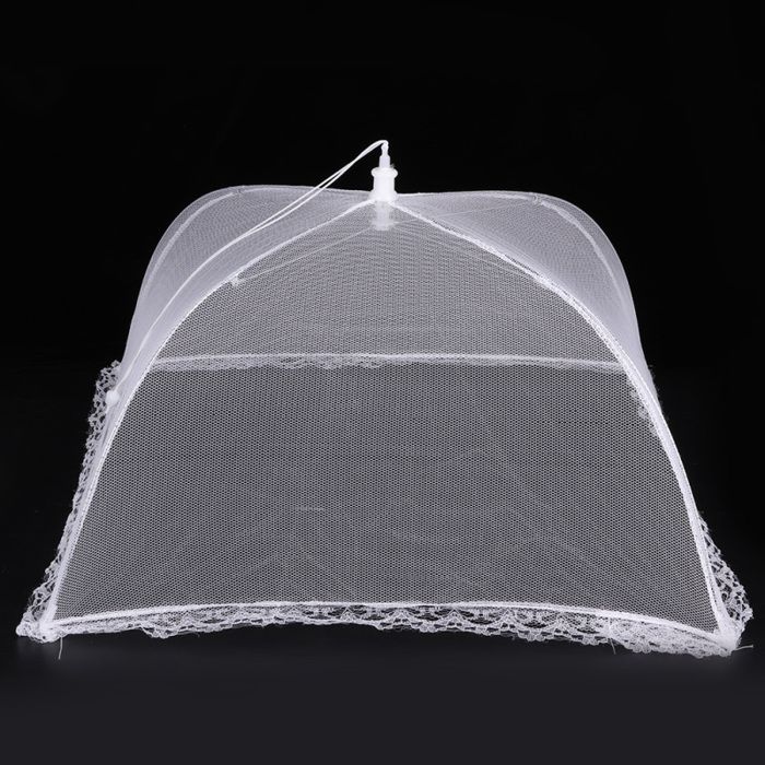 Housse Anti-Poussière Parapluie Pour Aliments - Tente De Table Pliable, Réutilisable - Pour Pique-nique, Jardin