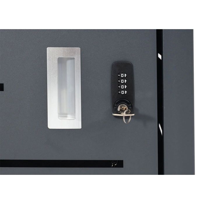 Cache poubelle exterieur pour 1 bac 80/120L 110x60x62 cm avec bac a ...