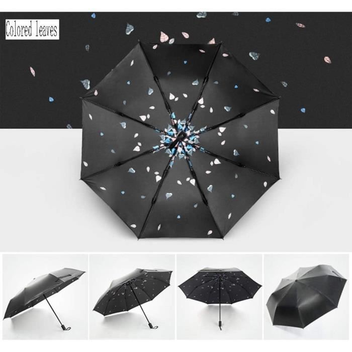 Parapluie Pliant Mini Anti-UV - 17,5 Cm - Protection Solaire Et Pluie