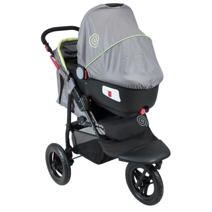 Poussette bambisol 3 roues 2025
