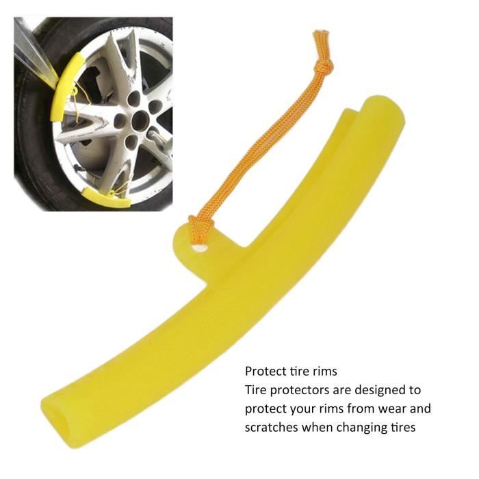 Dilwe Protecteur de jante pour changement de pneu 5pcs Protecteur de jante  à changement de roue Forte élasticité universelle pour - Cdiscount Auto