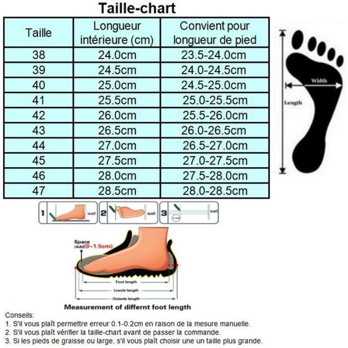 Guide Taille Anglaise Pointure Uk En France Longueur De Semelle