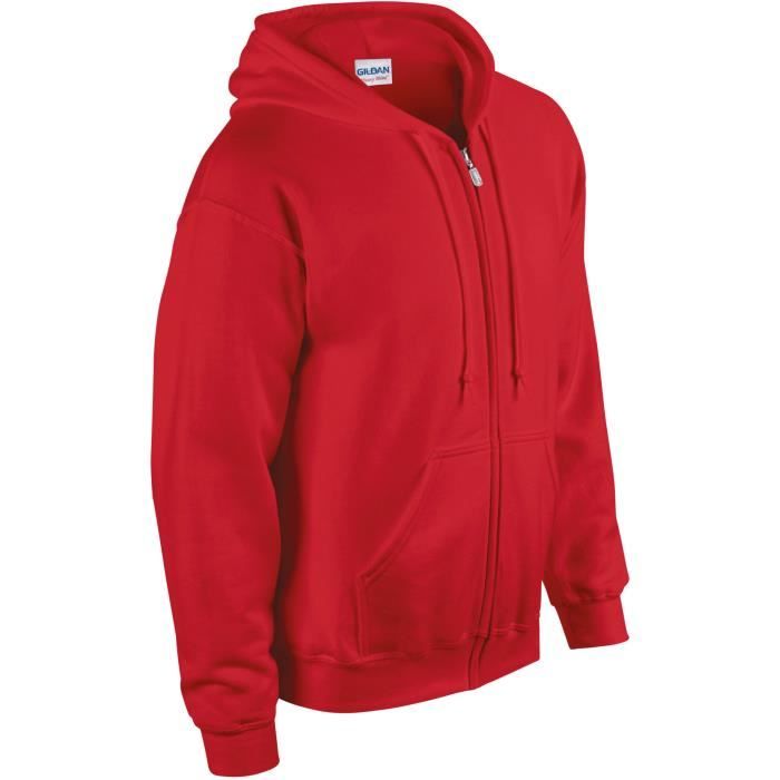 Gildan red sweatshirt top
