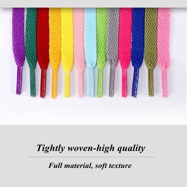 Lacets de couleurs pour baskets store