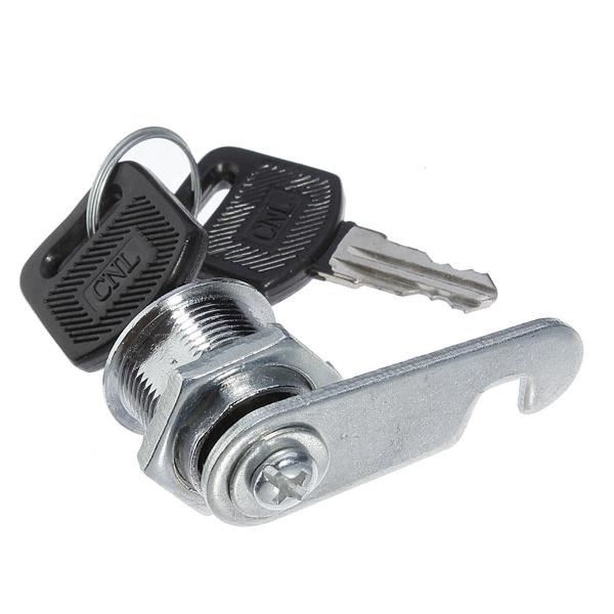Alliage De Fer Et De Nickel En 5 Lettres Serrure pour Boîte Aux Lettres Meuble Tiroir Armoire Pr Batteuse Barillet  16mm - Cdiscount Bricolage
