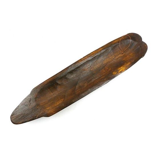 Chouette hibou en bois sculpté et peint déco ethnique artisanat Bali 12 cm