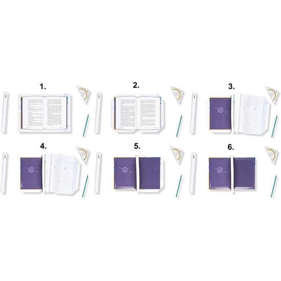Film Protecteur Autocollant Perfect Line - 5 M X 30 Cm, Transparent - Pour Couvrir Livres, Cahiers - Indéchirable