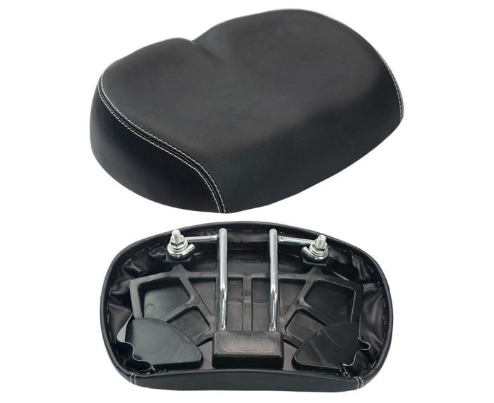 Selle De Vélo Extra Large Confort - Coussin Souple Pour VTT - Siège Noir Universel