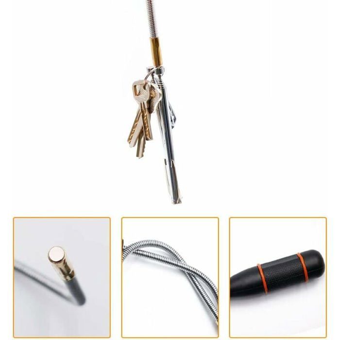 Aimant De Ramassage Flexible 60 Cm GXGM - Outil Magnétique Mécanique
