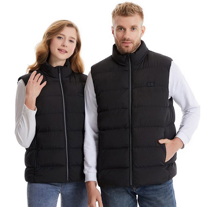 Gilet Chauffant Unisexe - 15 Zones De Chaleur - 3 Niveaux De Température - Alimentation USB Ou Batterie