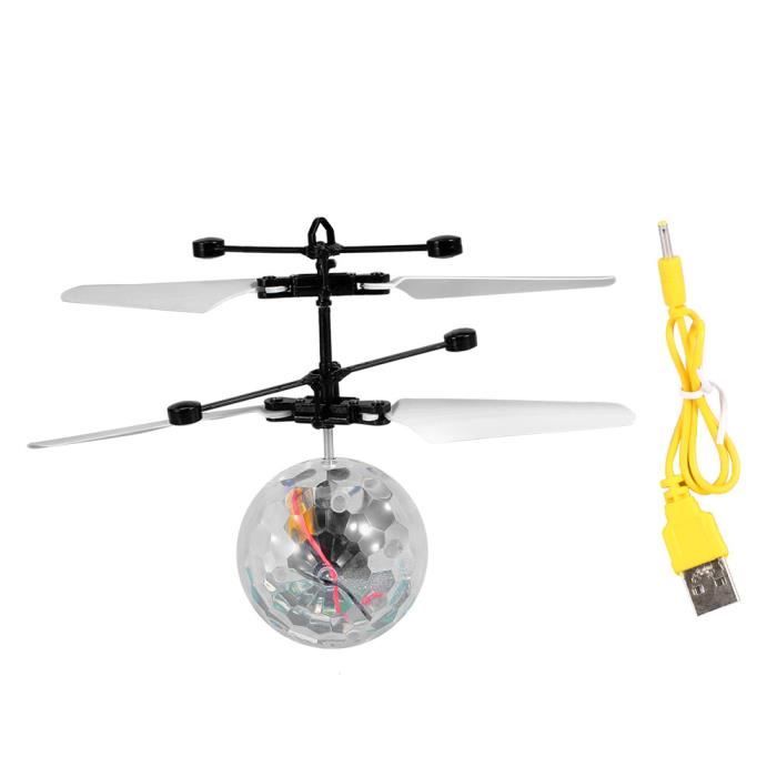 Balle volante, jouets volants pour enfants, boule d'hélicoptère à induction  infrarouge RC avec éclairage LED à changement de couleur brillant intégré  pour enfants, adolescents 