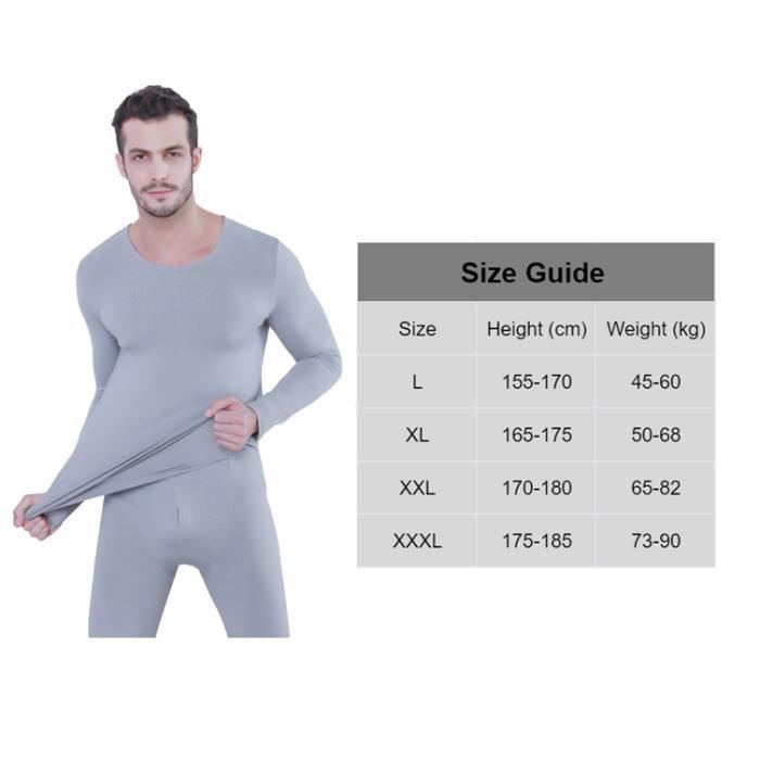 Wirarpa Ensemble De Sous-vêtements Thermiques Pour Homme - En