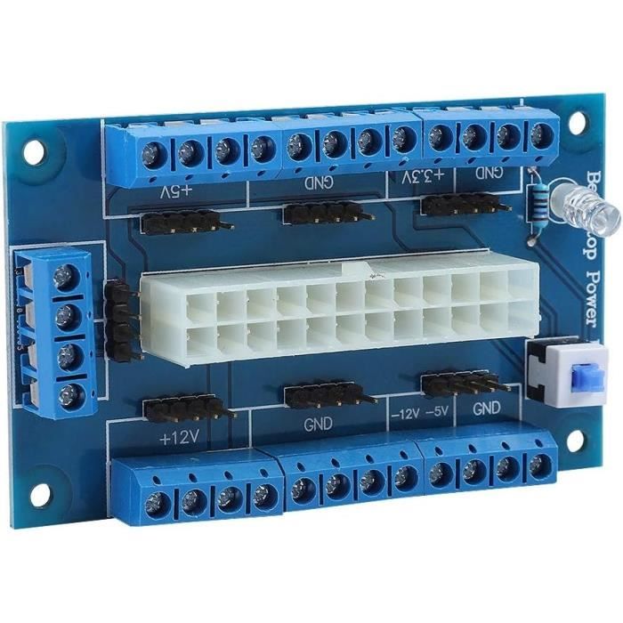Module Démarreur Alimentation 24 Broches – Pour Tester PSU, Mining BTC, Redémarrage Indépendant - 9