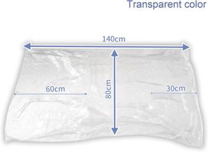 Lot De 10 Housses De Siège Auto Transparentes - 140x80cm, Jetables, Imperméables - Protection Pour Mécaniciens, Déménagement - 6