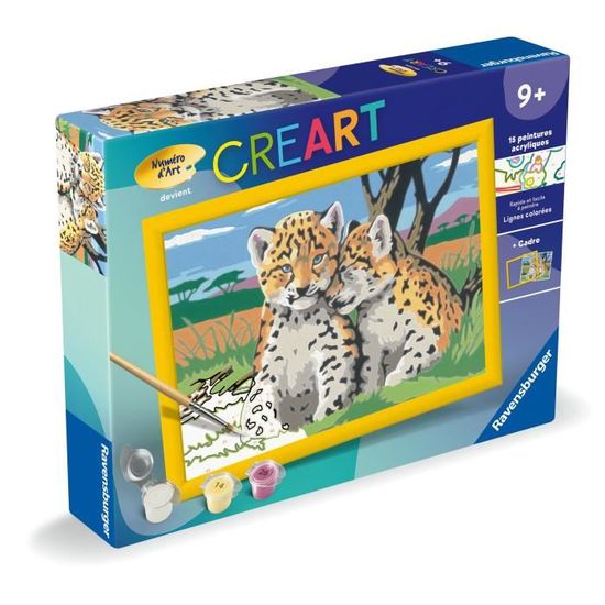 CreArt Kids 8x12cm : Cochon D'Inde - Ravensburger - Boutique BCD JEUX