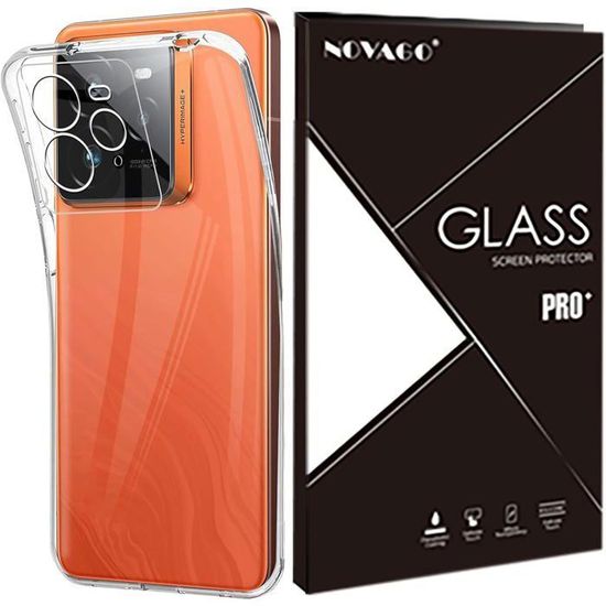 Coque Arrière Souple Realme 7 - Anti-choc, Transparente, Silicone/gel - Marque NOVAGO, Neuve