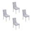 Housse De Chaise Salle A Manger Extensible 4 Pcs Protection