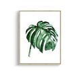 Affiche de plantes tropicales de Style scandinave, feuilles vertes, tableau décoratif mural, peintur 30x40cm (No frame) -XUNI34435-0