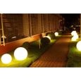 LUMISKY - Boule lumineuse filaire pour extérieur LED - blanc BOBBY - ∅50cm culot E27-0