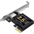 Carte Réseau PCIe 2,5 Gigabit - TP-Link TX201 - Latence ultra-faible - Compatible avec Windows 11/10/8.1/8/7-0