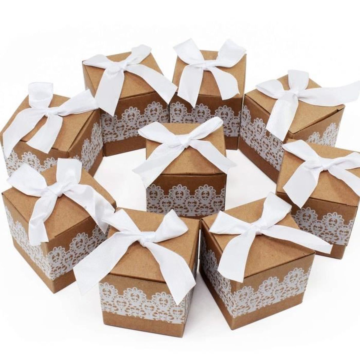 Bonbonniere Vintage Boite Cadeau En Dentelle Rustique Avec Bowknot Pour La Fete D Anniversaire De Mariage 50 Pieces Carre Naturel Achat Vente Boite Cadeau Bonbonniere Vintage Boite C Cdiscount
