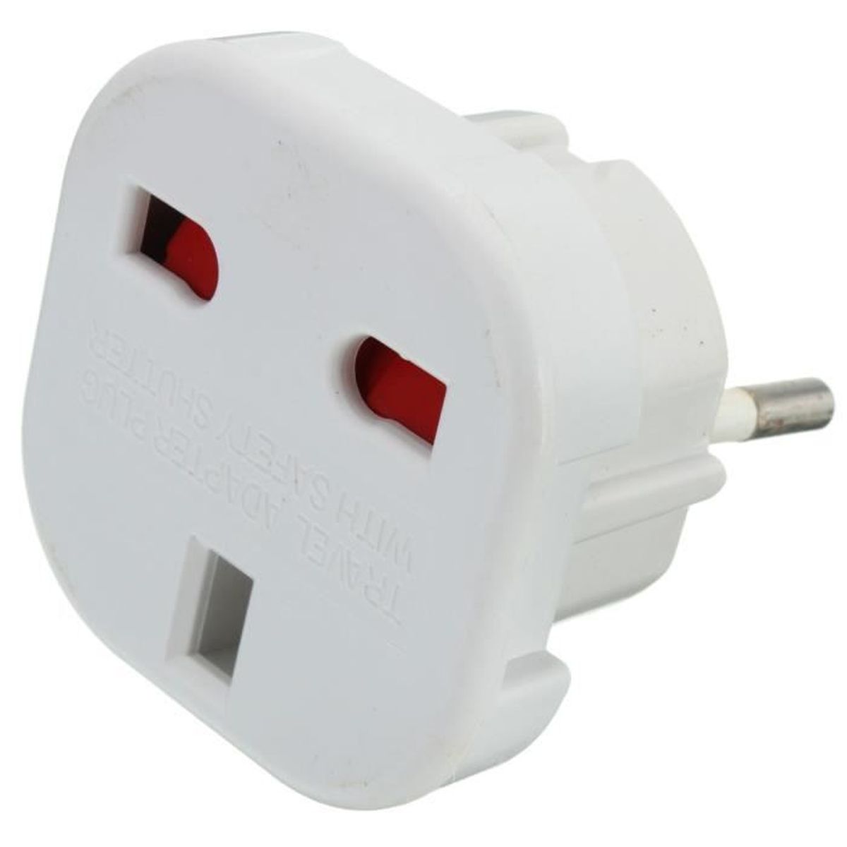 1x-5x UK to EU Euro Europe Européen approuvé Adaptateur Voyage Plug 2 Pin Adaptateur