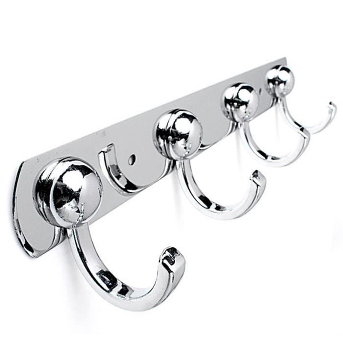 NOLUXA 4 Pièces Porte Manteau Mural Sans Percage, Porte Serviette Salle De Bain Patere Salle De Bain Crochets Adhesifs Muraux 90866864