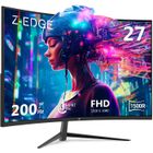 Ecran PC Gaming Z-EDGE UG27 Incurvé 27 Pouces 200 Hz, 1ms, FreeSync, Moniteur FHD 1080P, 350cd/m², 1500R VA, DP1.4 & HDMI2.1
